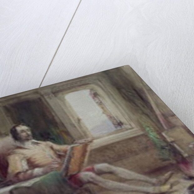 Don Quixote in his Study by George Cattermole