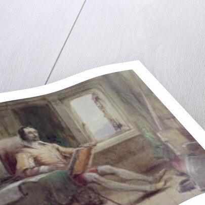 Don Quixote in his Study by George Cattermole