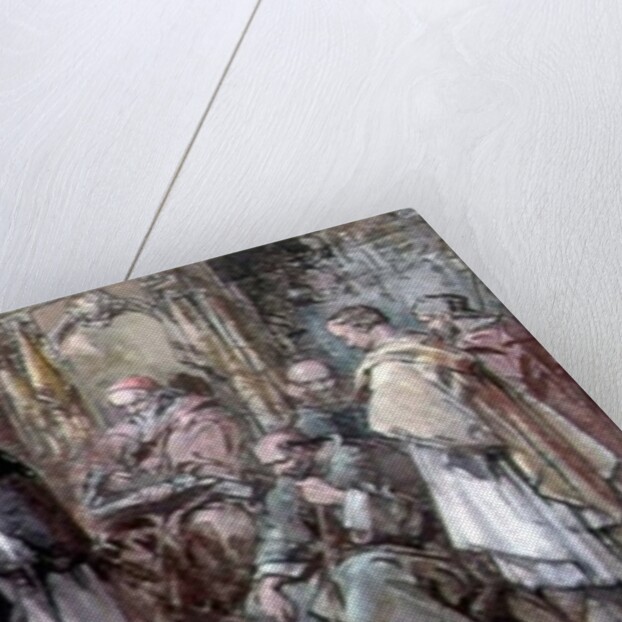 A Scene of Monastic Life: Preaching in the Church by George Cattermole