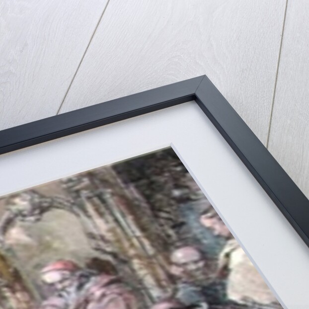 A Scene of Monastic Life: Preaching in the Church by George Cattermole