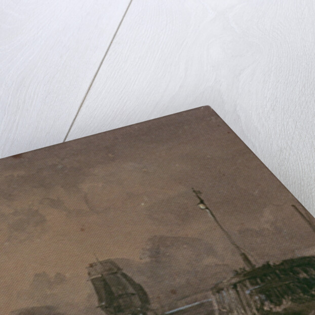 Sunderland Harbour: Moonlight, 19th century by George the Elder Chambers