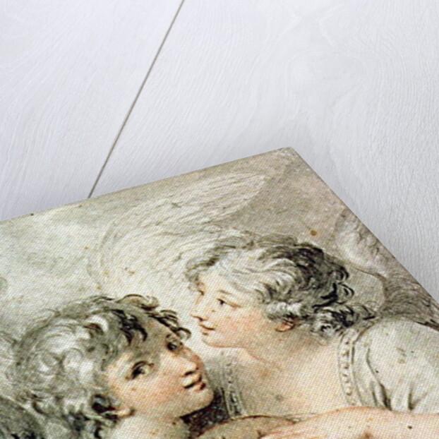 Two angels, 18th century by Giovanni Battista Cipriani