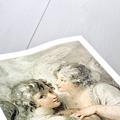 Two angels, 18th century by Giovanni Battista Cipriani