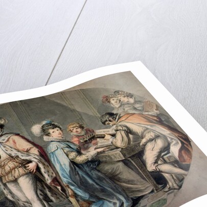 The Jealousy of Darnley by Giovanni Battista Cipriani