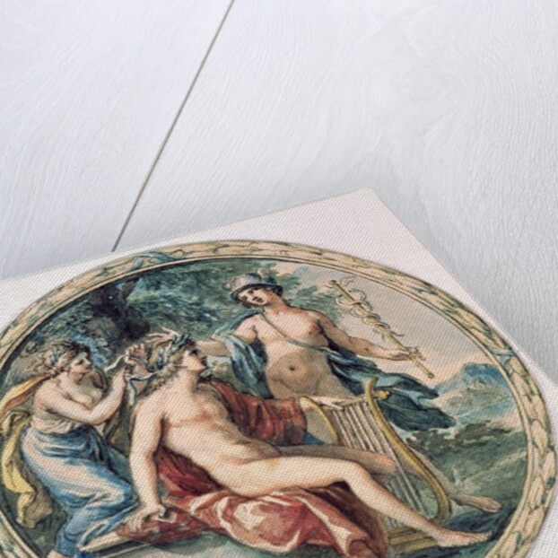 Apollo with his Lyre, Mercury and a Muse by Giovanni Battista Cipriani