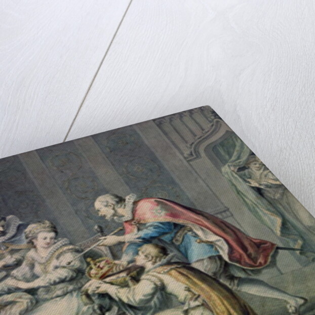 The Dukes of Northumberland and Suffolk praying Lady Jane Grey to accept the Crown by Giovanni Battista Cipriani