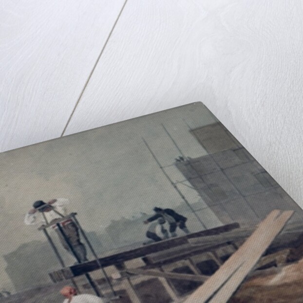 The Sawpit by Luke Clennell