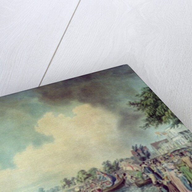 The Rowing Match at Richmond by Robert Cleveley