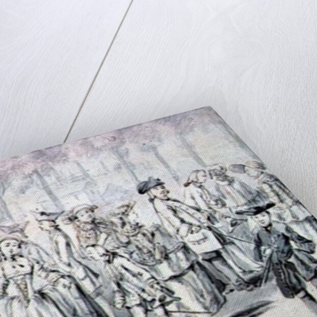 Promenaders in St.James's Park by John Collet