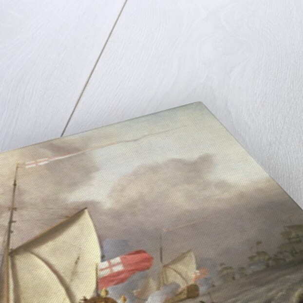 The Royal Yacht 'Mary' Exchanging Salutes, 18th century by Cornelis van de Velde