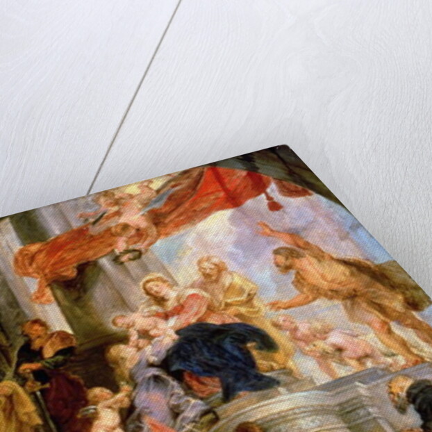 Enthroned Madonna with Child, Encircled by Saints, c.1627-28 by Peter Paul Rubens