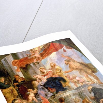 Enthroned Madonna with Child, Encircled by Saints, c.1627-28 by Peter Paul Rubens