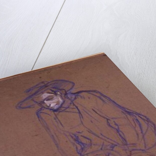 Aristide Bruant on a Bicycle, 1896 by Henri de Toulouse-Lautrec