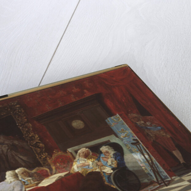 Artemy Volynsky at a Russian cabinet sitting, 1875 by Valeri Ivanovich Jacobi