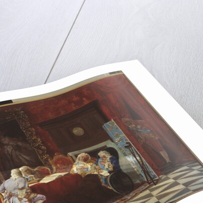 Artemy Volynsky at a Russian cabinet sitting, 1875 by Valeri Ivanovich Jacobi