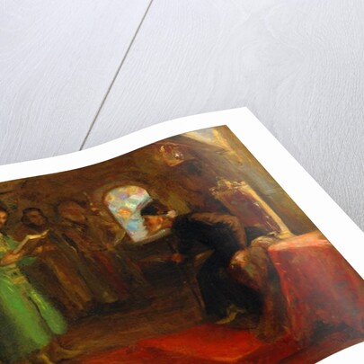 Boris Godunov with Ivan the Terrible by Ilya Efimovich Repin