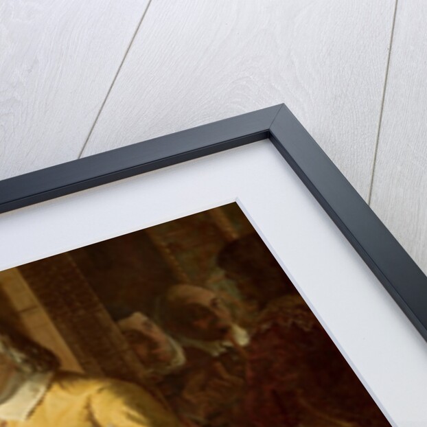 William Harvey demonstrating to Charles I his theory of the circulation of the blood, 1848 by Robert Hannah