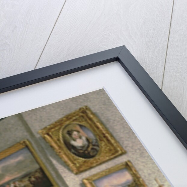 Col. Norcliffe's study at Langton Hall, c.1837 by Mary Ellen Best