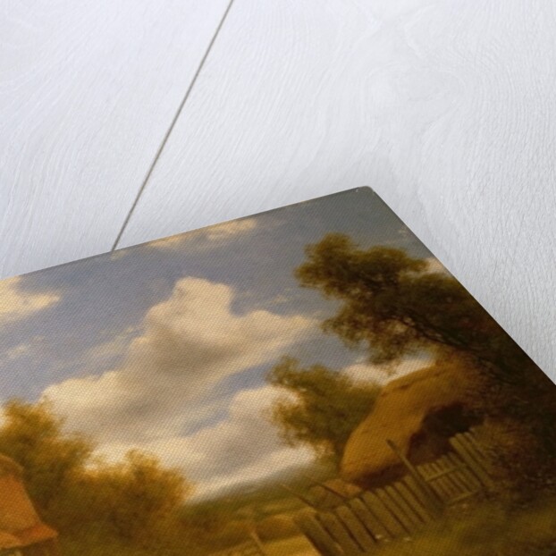 Farmyard Scene by Charles Vickers