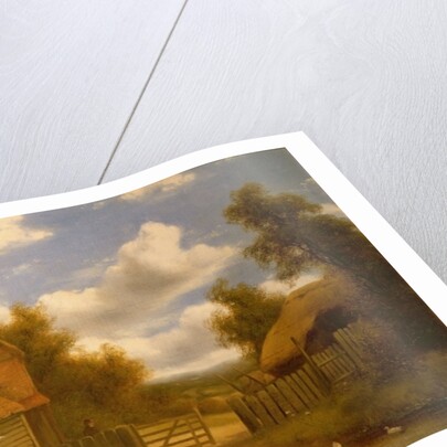 Farmyard Scene by Charles Vickers