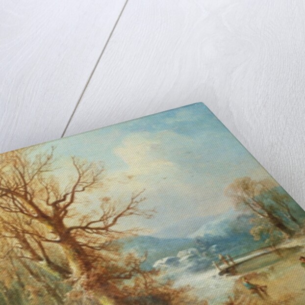 Coach and Horses in a Snowy Landscape by Guido Hampe