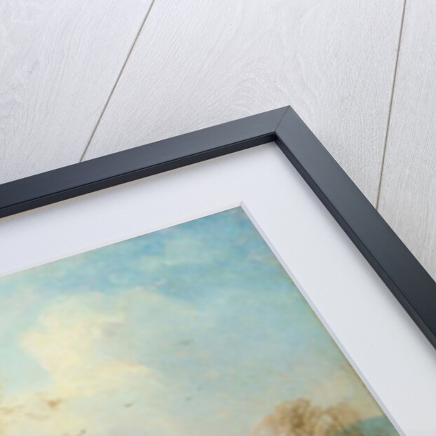 Coach and Horses in a Snowy Landscape by Guido Hampe