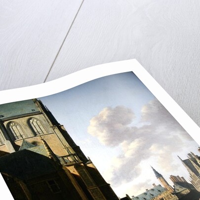 The Grote Markt, Haarlem, looking west by Gerrit Adriaensz Berckheyde