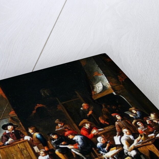The Interior of a School Room by Gillis van Tilborgh