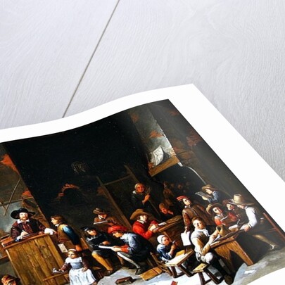 The Interior of a School Room by Gillis van Tilborgh