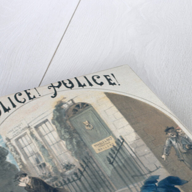 Police! Police! Song Book Cover, c.1865 by Alfred Concanen