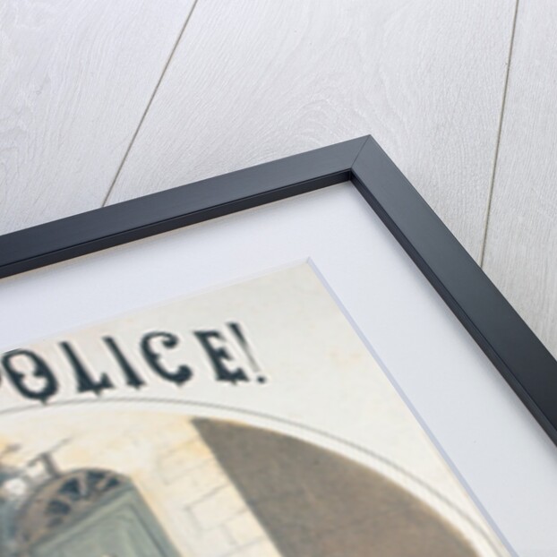 Police! Police! Song Book Cover, c.1865 by Alfred Concanen