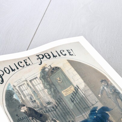 Police! Police! Song Book Cover, c.1865 by Alfred Concanen