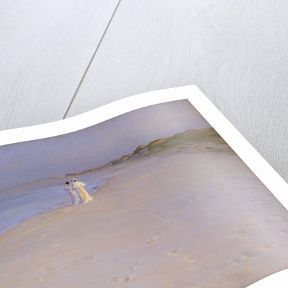 Summer evening at the South Beach, Skagen, 1893 by Peder Severin Kroyer