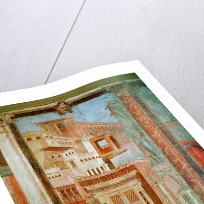 Panel from the Cubiculum, Villa of P Fannius at Boscoreale, Pompeii, c.50-40 BC by School Roman