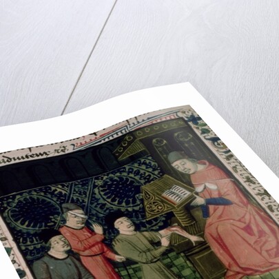 Fr 396 f.66 The Surgeon's Clinic, by Guy de Chauliac by French School