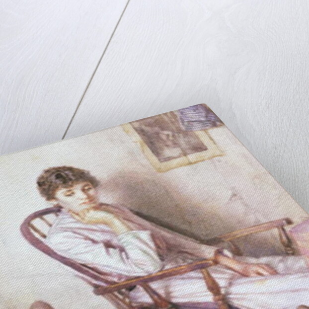 The Rosy Idol of her Solitude by Walter Langley