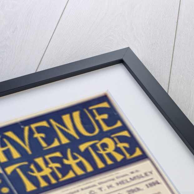 Poster advertising 'A Comedy of Sighs', a play by John Todhunter, 1894 by Aubrey Beardsley