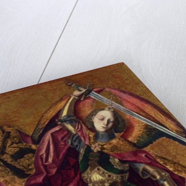 St. Michael triumphs over the Devil, 1468 by (c.1435/40-1500) Bermejo