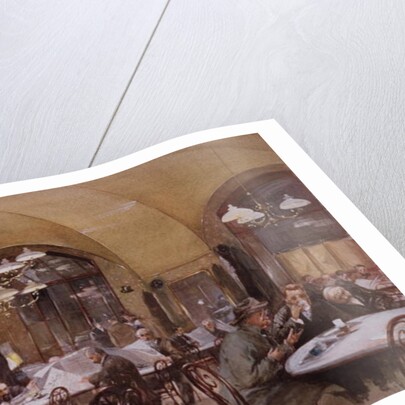 Cafe Griensteidl, Vienna, 1890 by Reinhold Volkel