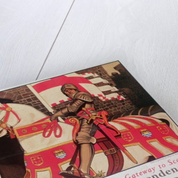 British Rail poster advertising 'Historic Carlisle, Gateway to Scotland', 1924 by Maurice Greiffenhagen