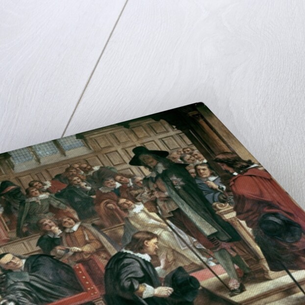 Attempted arrest of 5 members of the House of Commons by Charles I, 1642, 1856-66 by Charles West Cope