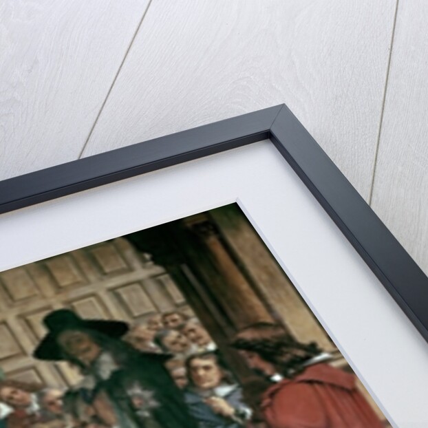 Attempted arrest of 5 members of the House of Commons by Charles I, 1642, 1856-66 by Charles West Cope