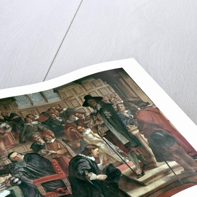 Attempted arrest of 5 members of the House of Commons by Charles I, 1642, 1856-66 by Charles West Cope