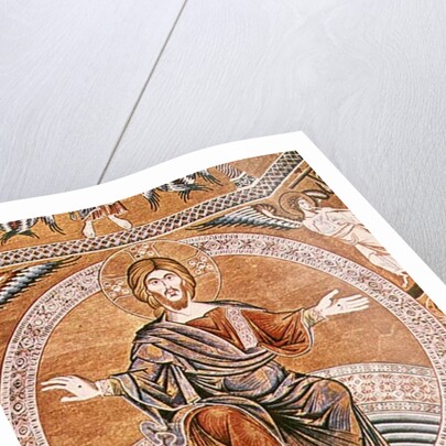 Reproduction of the mosaic of the Last Judgement in the Baptistery, Florence by (after) Italian School