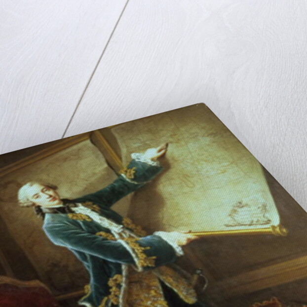 The Comte de Vaudreuil, 1758 by Francois-Hubert Drouais