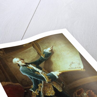 The Comte de Vaudreuil, 1758 by Francois-Hubert Drouais