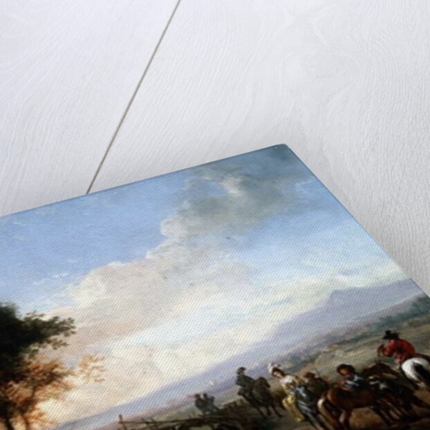 A Hawking Party by Philips Wouwermans or Wouwerman