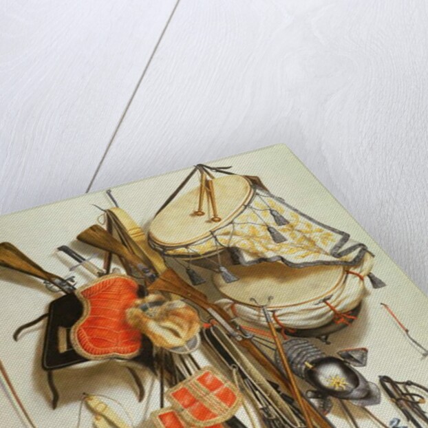 Trompe L`Oeil of Military Equipment by Jacobus Biltius