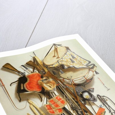 Trompe L`Oeil of Military Equipment by Jacobus Biltius