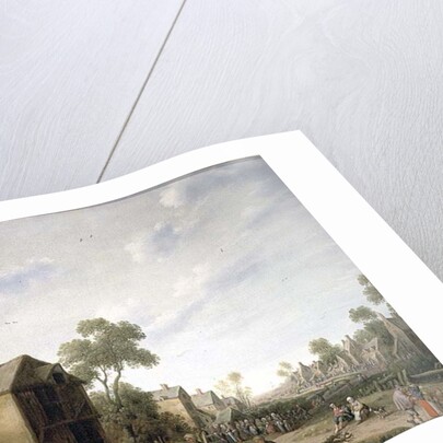 Peasants Merrymaking in a Village Street, 1646 by Joost Cornelisz Droochsloot